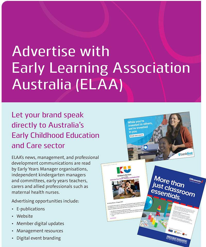 advertise to early childhood services